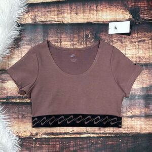 Nike Crop Top Brown